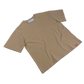 Absolute Arc Tee, blank sand front with red logo tab at the hem